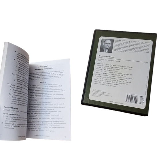 The Great Courses Understanding Complexity 2 DVD's & Course Guidebook - Picture 4 of 11